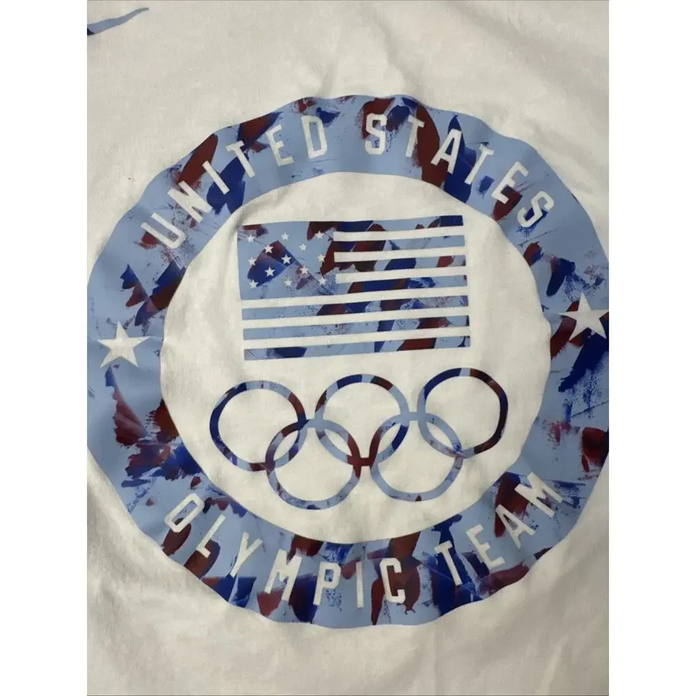 Nike Team USA Shirt Womens XL White Essential‎ Olympic Team